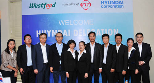 Tập đoàn Huyndai Hàn Quốc đến thăm và tìm hiểu về West food