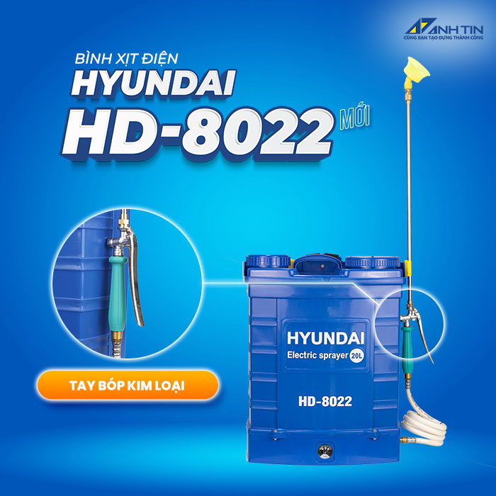 tay bóp bình xịt điện hyundai hd-8022